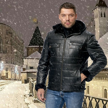 зима кожа мужская